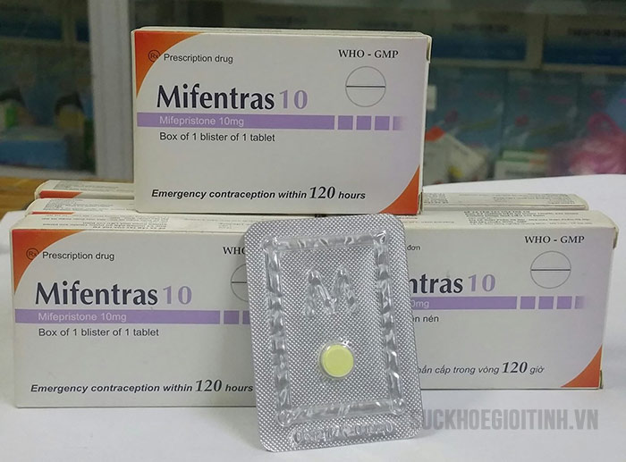 Hình ảnh hộp thuốc Mifentras 10